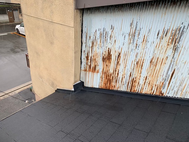 カラーベスト設置軒から棟